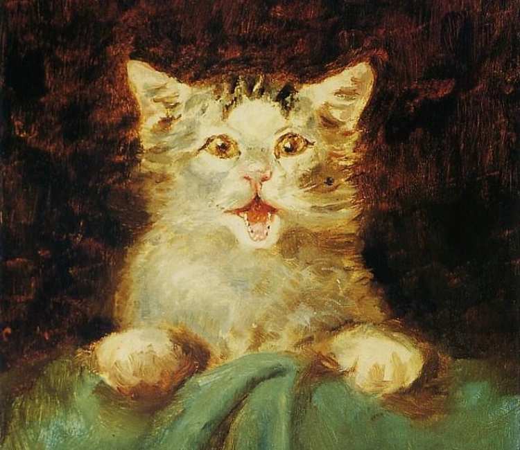 Henri de Toulouse-Lautrec | The Cat (Detail)