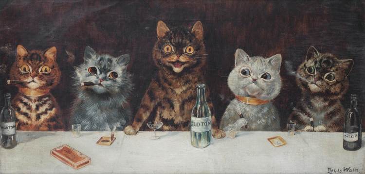 Louis Wain | The Bachelor Party