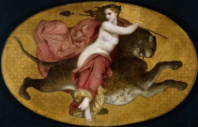 William-Adolphe Bouguereau | Etienne Bartholony's House - Bacchante on a Panther, 1855 | Cleveland Museum of Art
